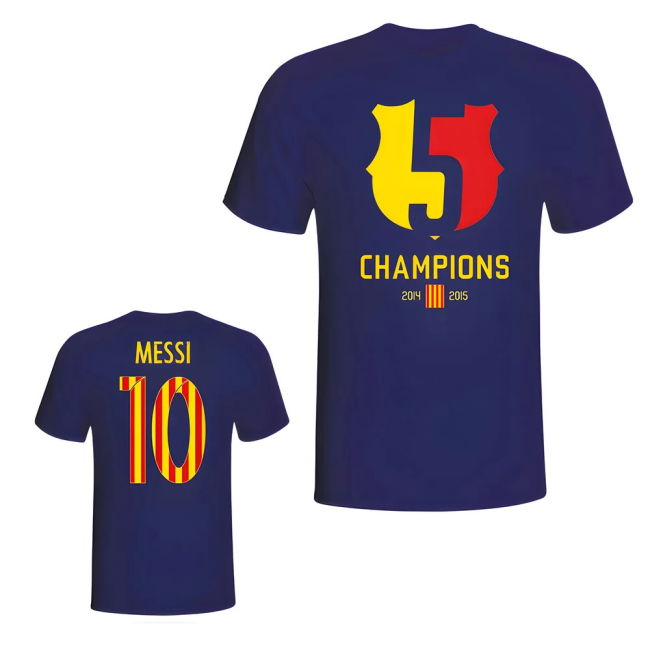 Barcelona Football Shirt (Navy) Antibacterial Quick Dry