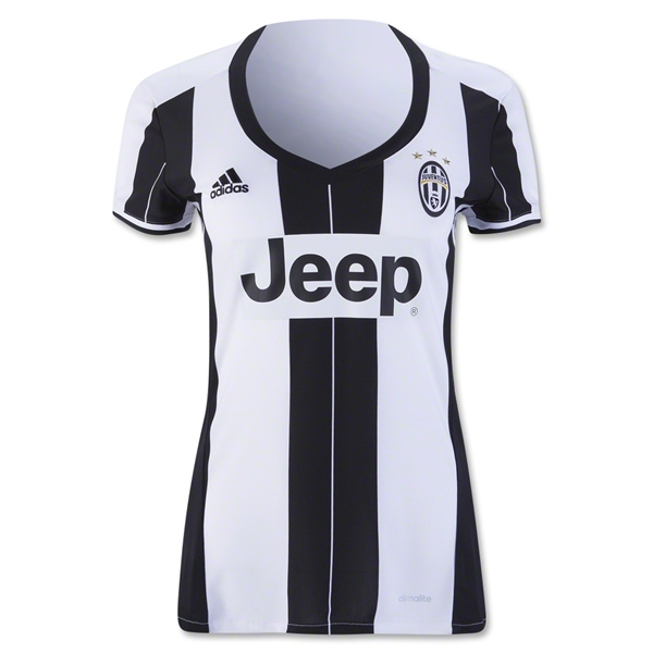 Durable Women's Juventus Home 2016-17 Soccer Jersey Shirt