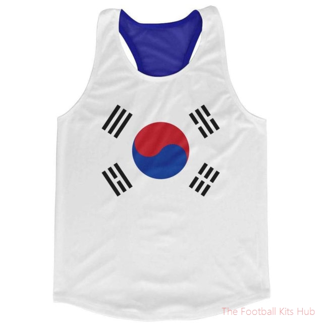 Men South Korea Flag Running Vest