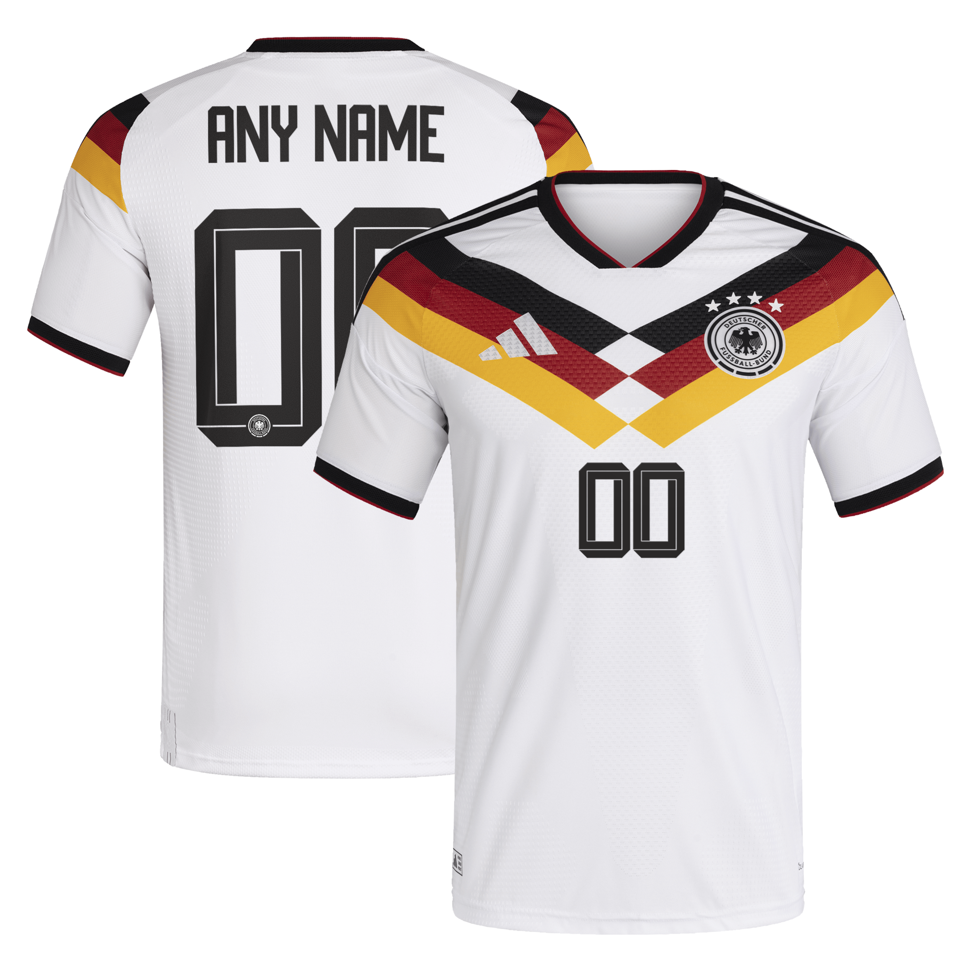 [JED] Youth Germany National Team 2026 Home On-Field Authentic Custom Jersey - White