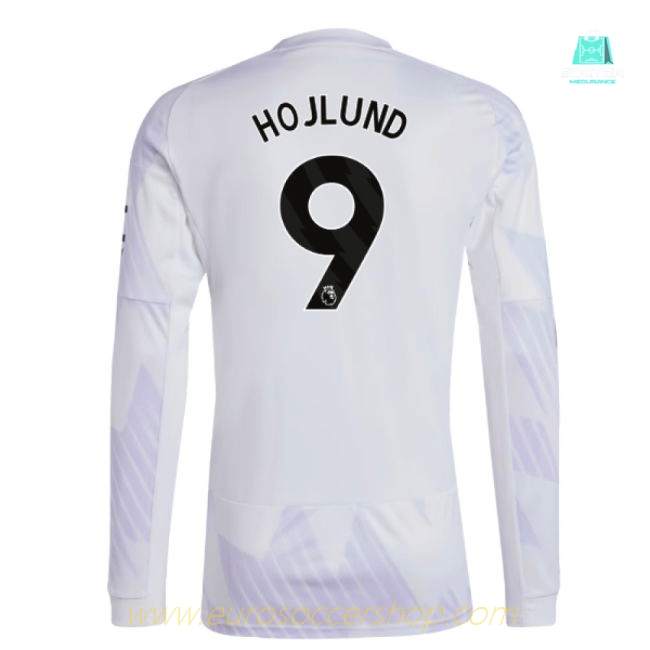 2025-2026 Man Utd Long Sleeve Away Shirt (Hojlund 9)
