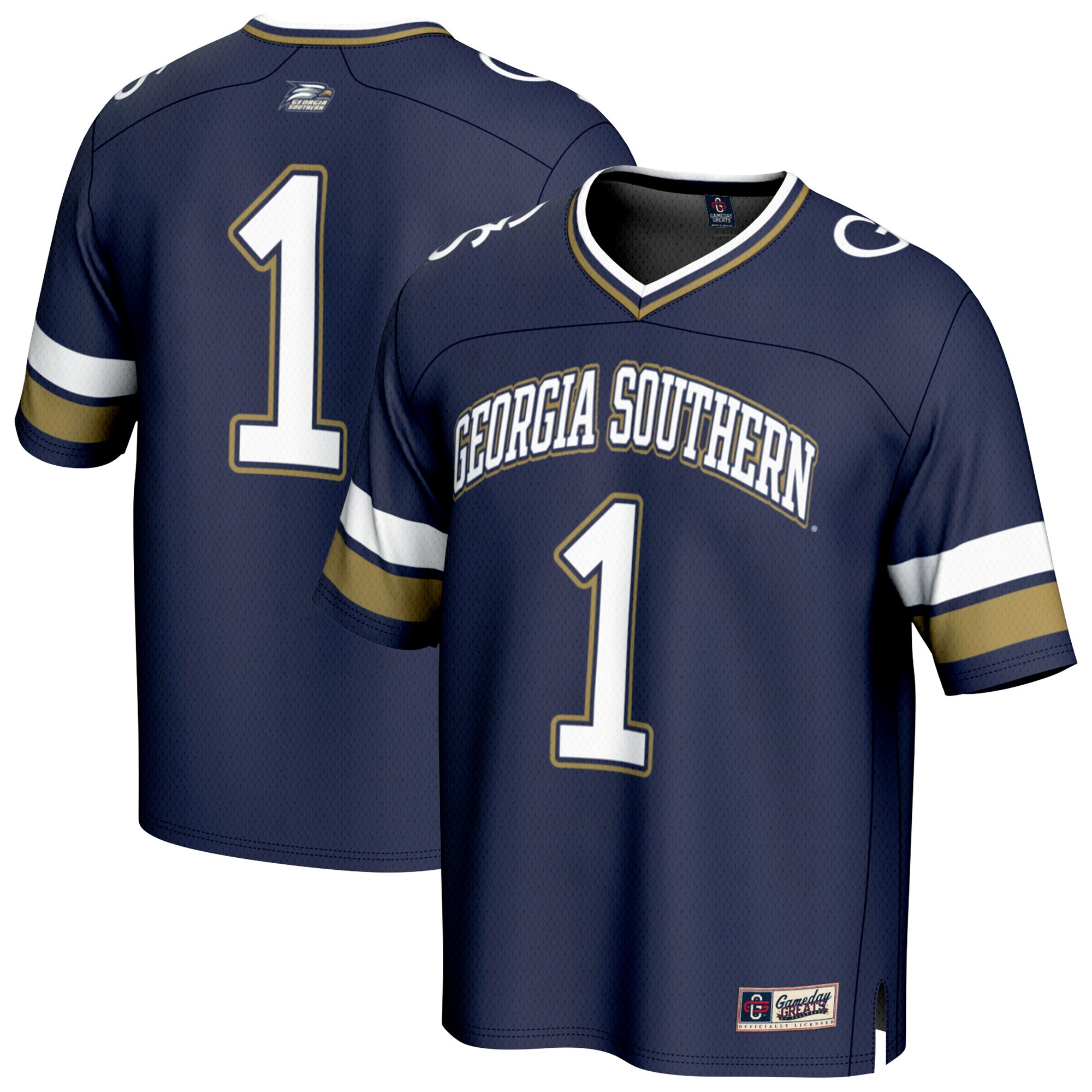 [NJP] Georgia Southern Eagles GameDay Greats Lightweight Collegiate Football Fashion Jersey - Blue