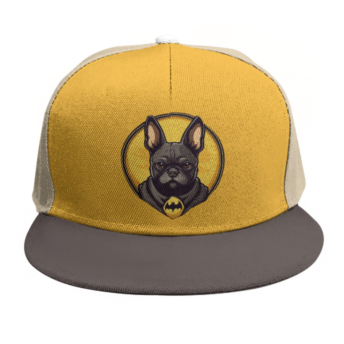 Frenchie Bat - Baseball Cap With Flat Brim