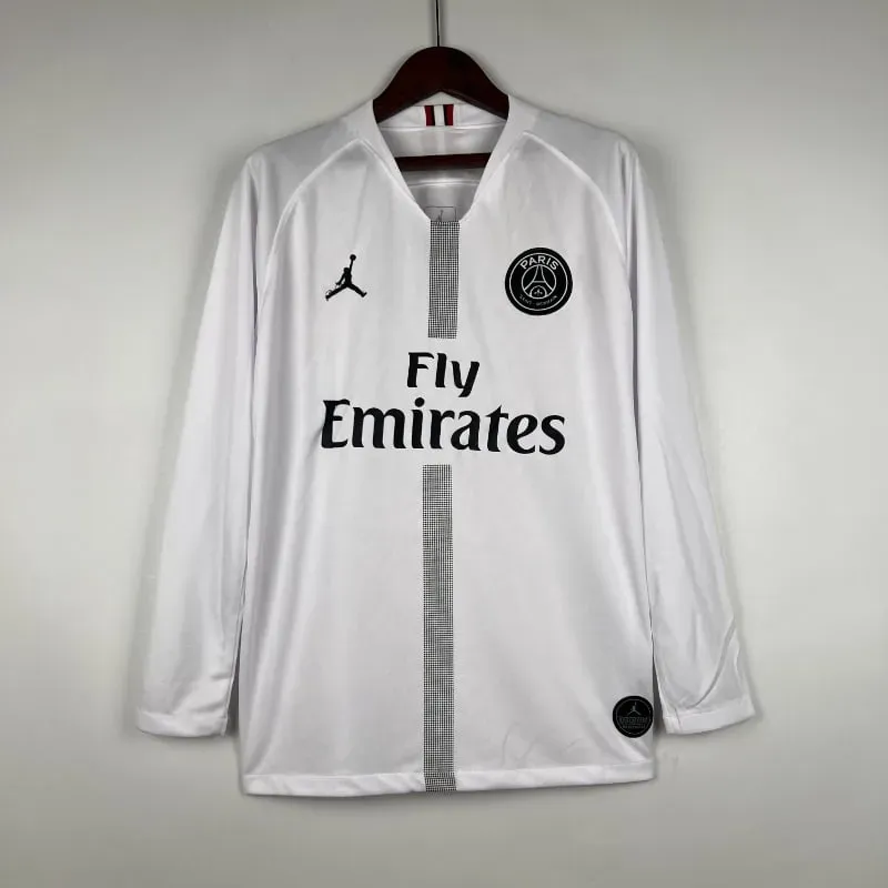 Cheap 2018-2019 Long Sleeve PSG Soccer retro kit