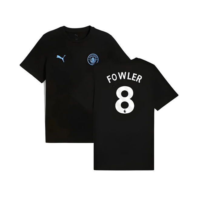 Man City First Team Supporter Shirt - Adults Version (Fowler 8) (1)