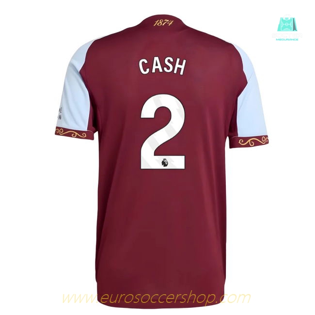2025-2026 Aston Villa Authentic Home Shirt (Cash 2)