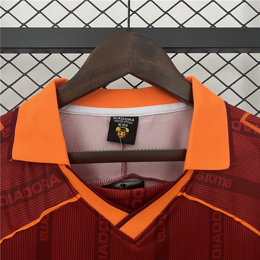Genuine High Performance AS Roma Home Retro Shirt 199900