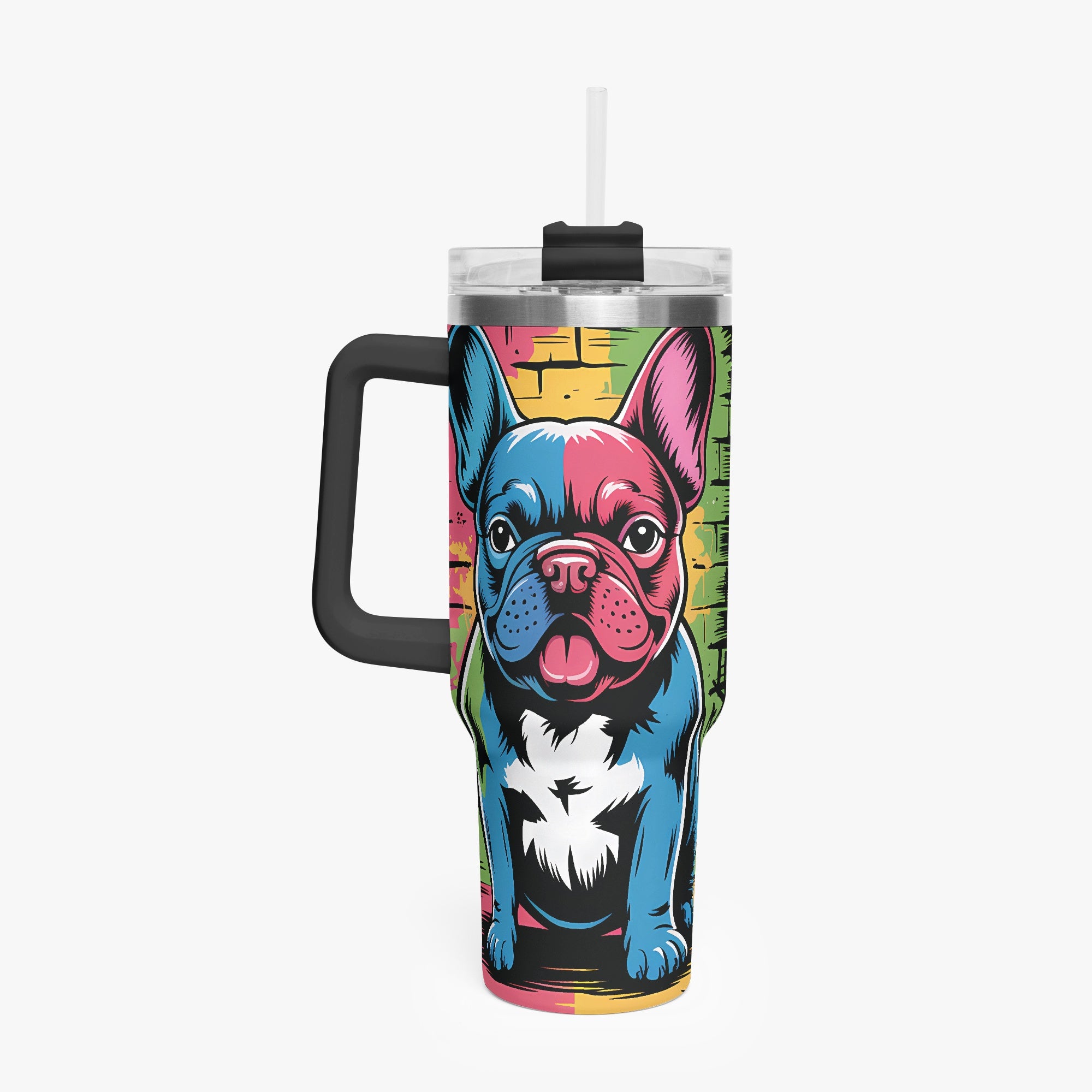 Durable Ziggy - Comfortable Car Tumbler Cup For Frenchie Pups