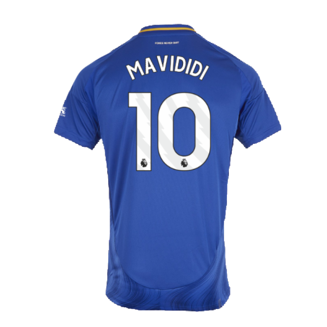 True Leicester Leicester City Home Shirt Kids Mavididi #10 High Pe...