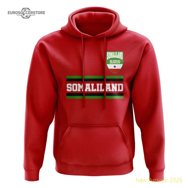 Somaliland Core Football Country Hoody (Red)