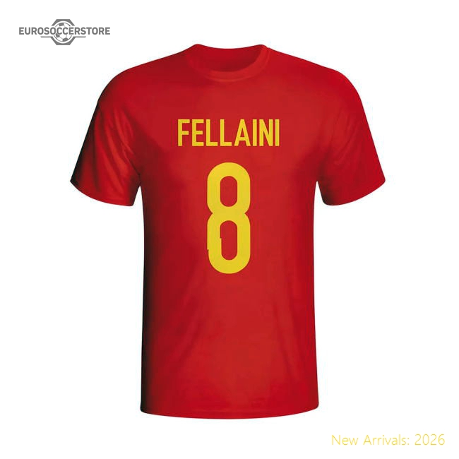 Marouane Fellaini Belgium Hero T-shirt (red)