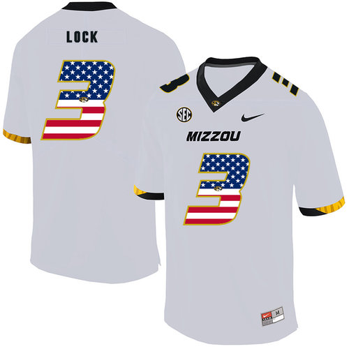 Men's None White 2024 replica Drew Lock #3 high quality Jersey