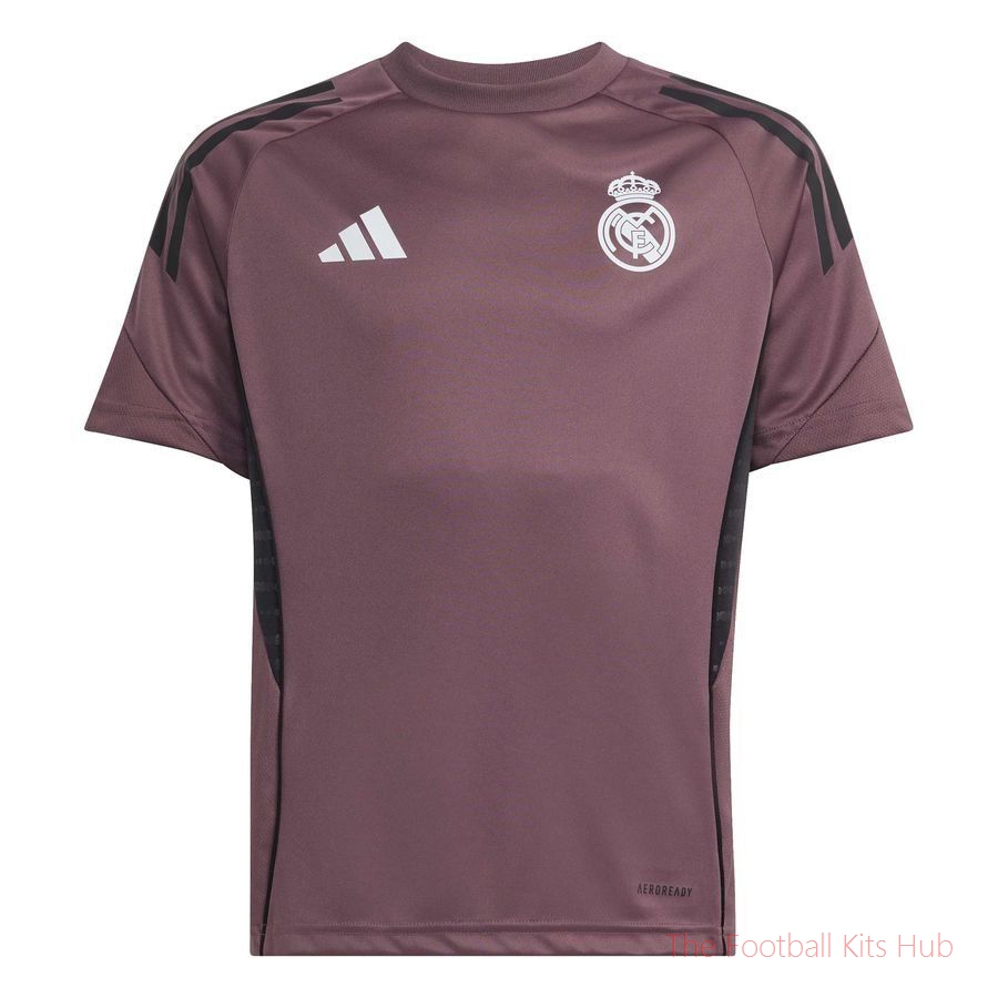 Real Madrid Training T-Shirt Tiro 25 - Purple Kids
