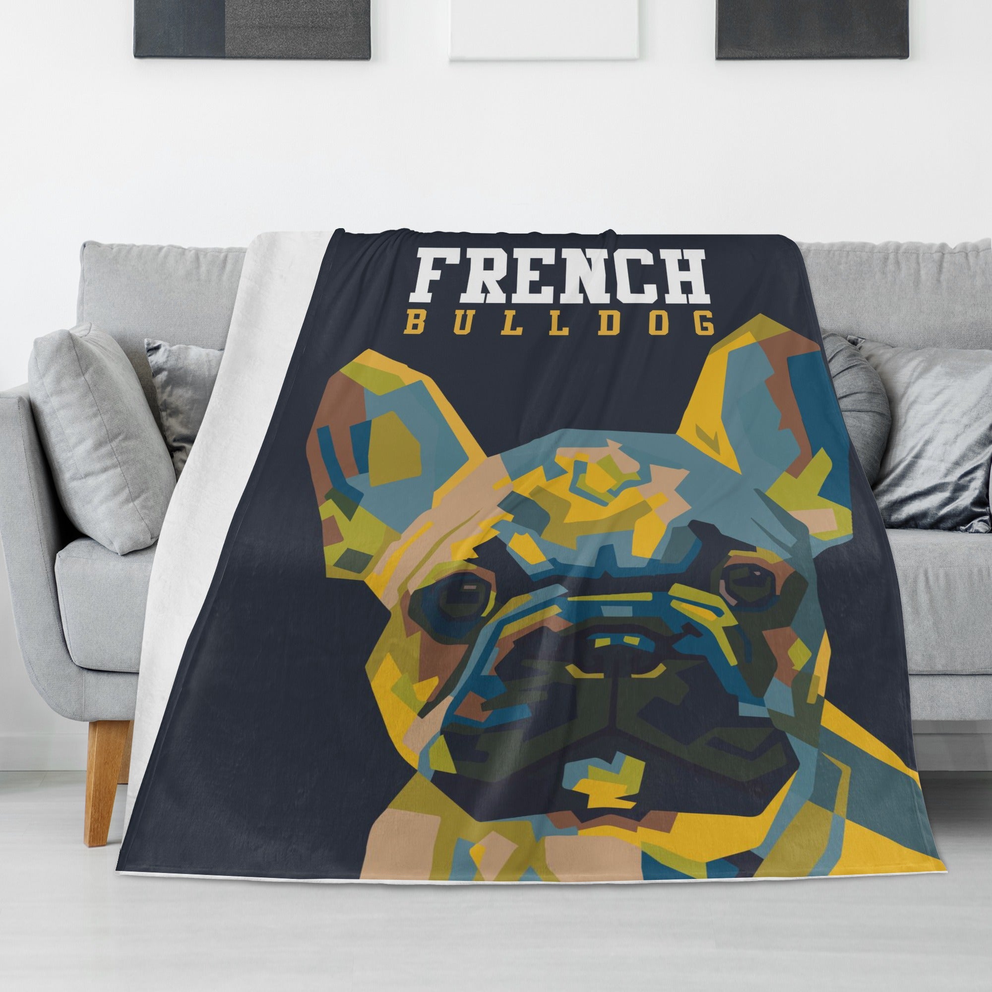 French Bulldog Rex Blanket Cute Frenchie Essential