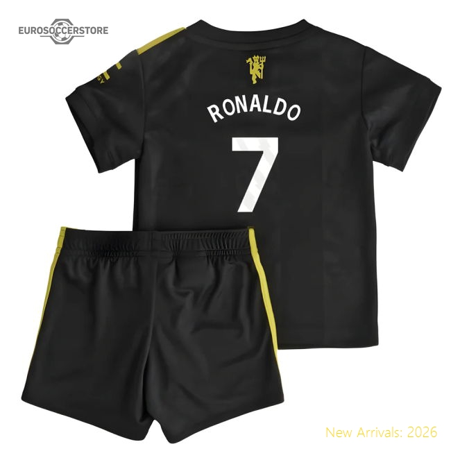 Official 2025-2026 Manchester United Third Baby Kit (ronaldo 7)