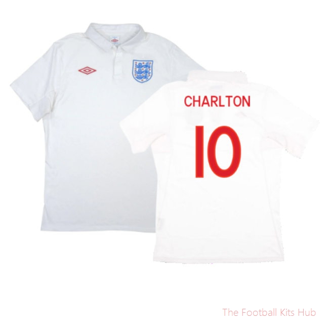 England 2010-12 Home Shirt (M) (Excellent) (Charlton 10)