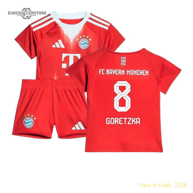 2025-2026 Bayern Munich Home Baby Kit (Goretzka 8)