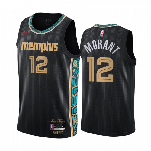 PHI Black Nike J. Morant #12 NBA Jersey Quality Premium Quality