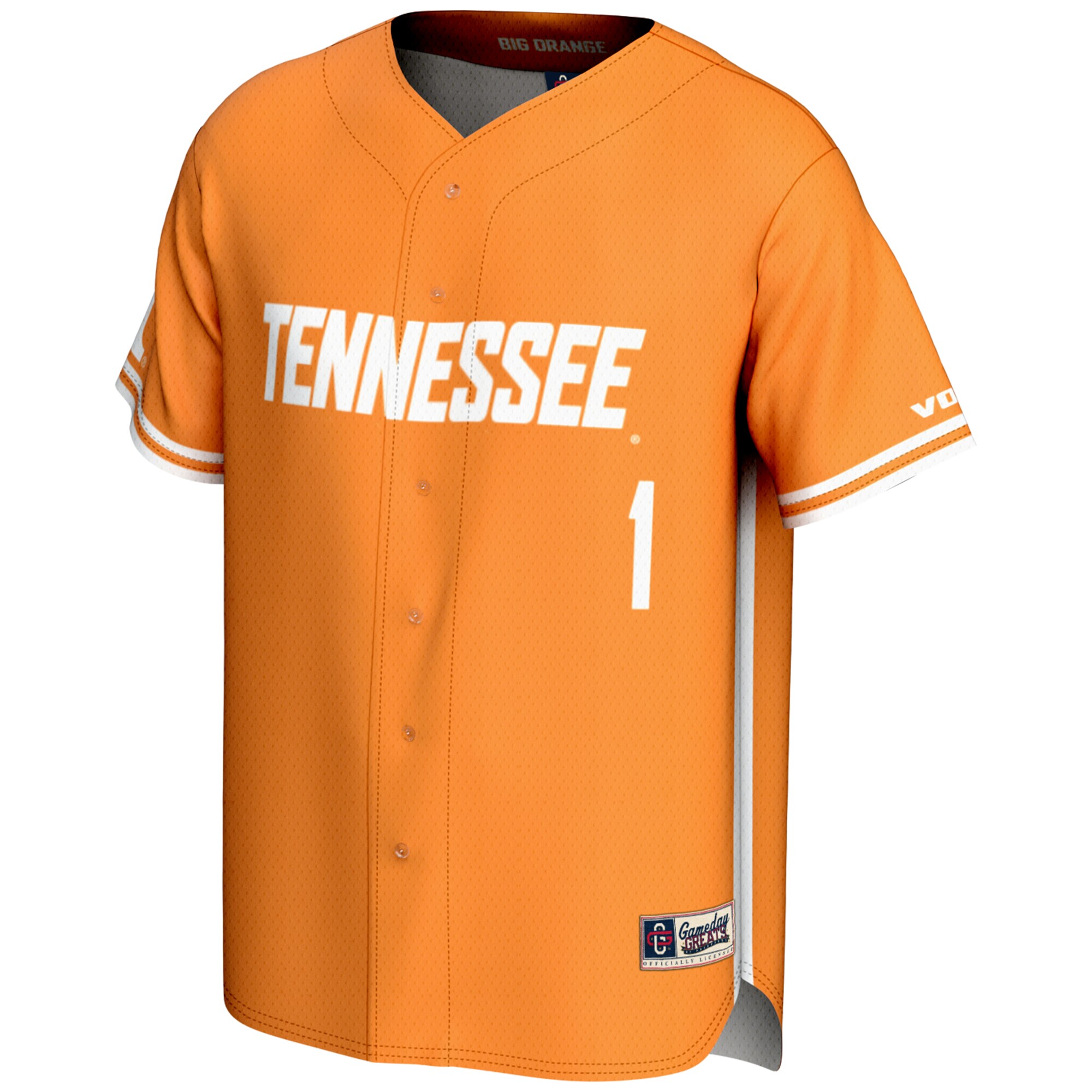 [NJP] Tennessee Volunteers GameDay Greats Youth Lightweight Baseball Jersey - Tennessee Orange