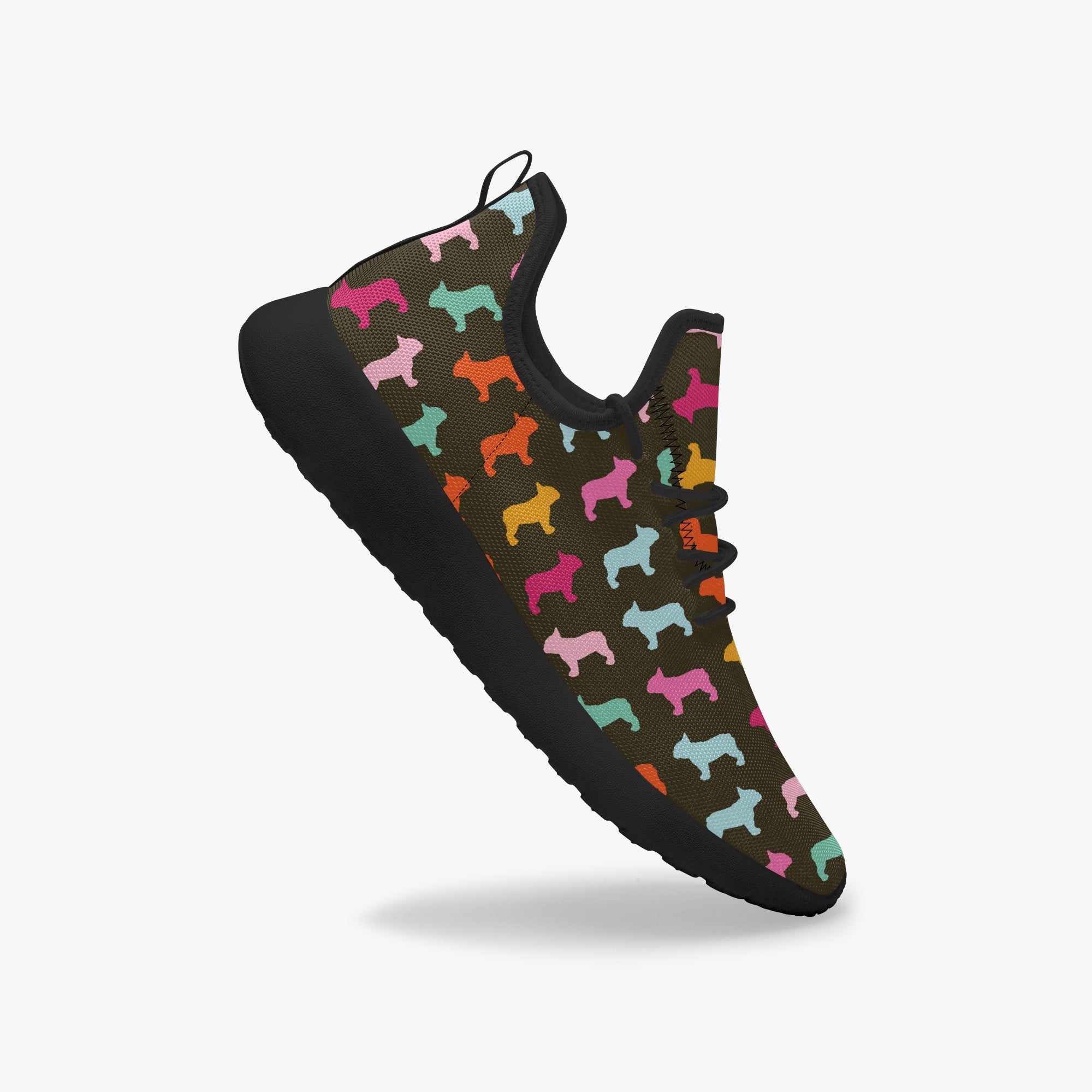 French Bulldog Lover Marshmallow Classic Sneakers Everyday Footwear