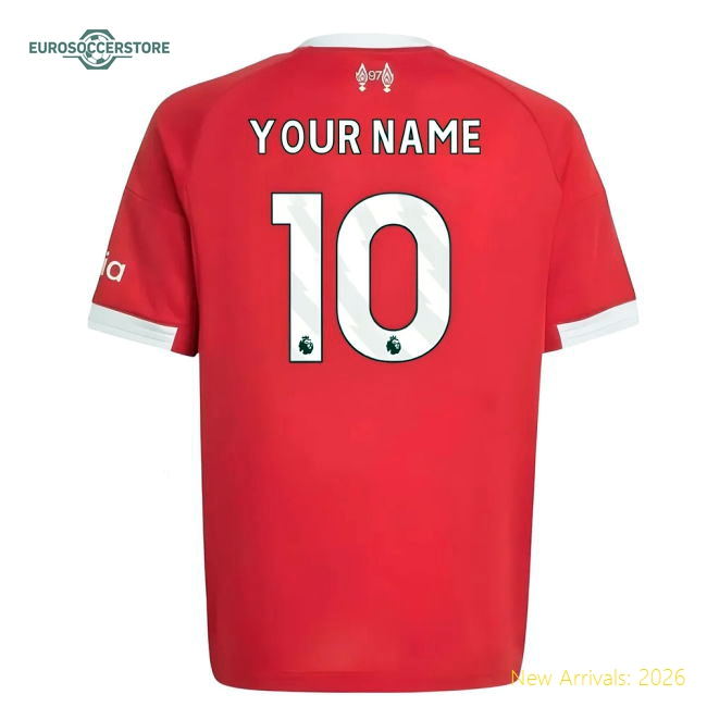 Liverpool 2024-25 Home Fan Version For Kids Name) Match Day Shirt