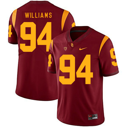 Men's None Red 2024 stitched Leonard Williams #94 alternate jersey