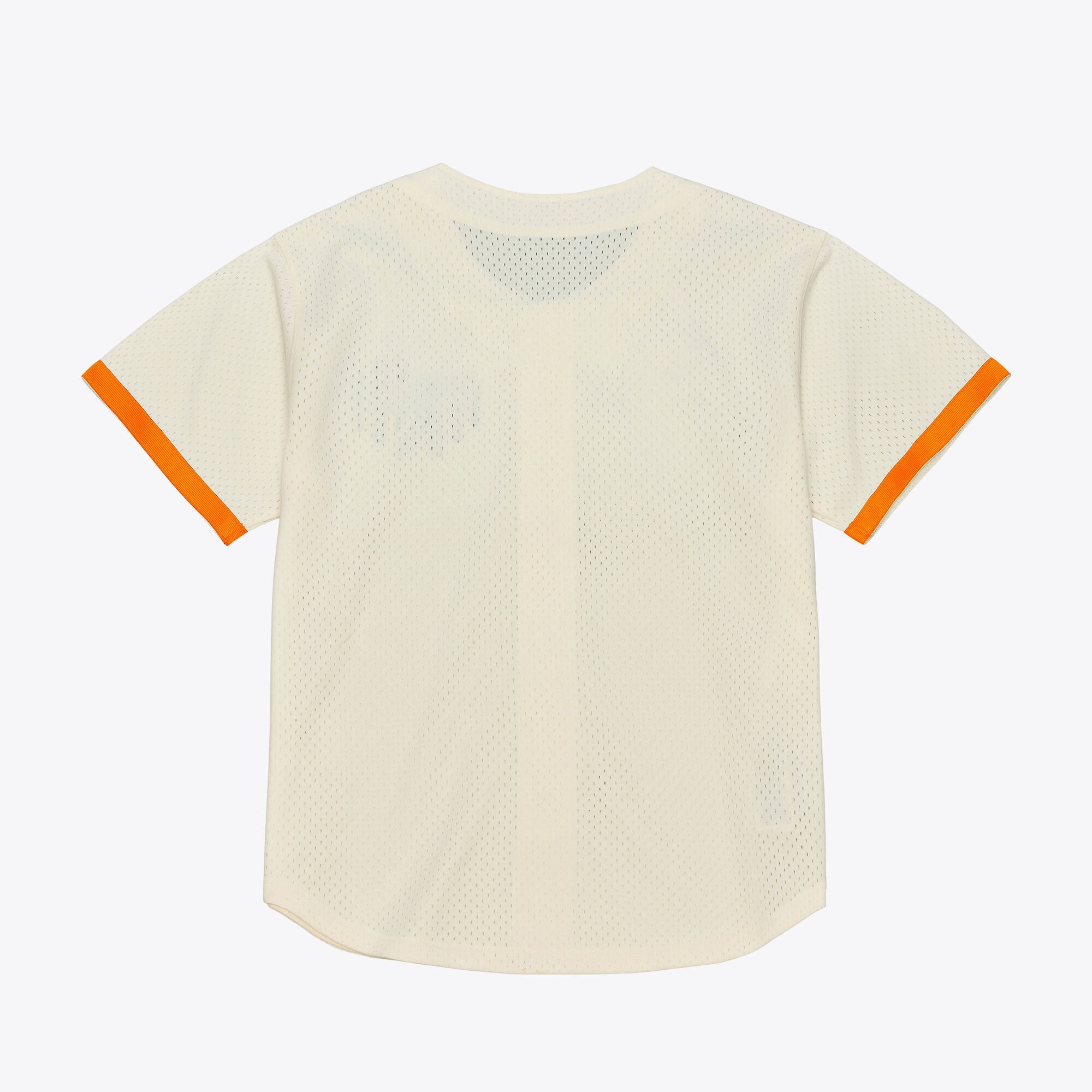 [DDG] Tennessee Volunteers Mesh Button-Up Batting Practice Baseball Jersey - Cream