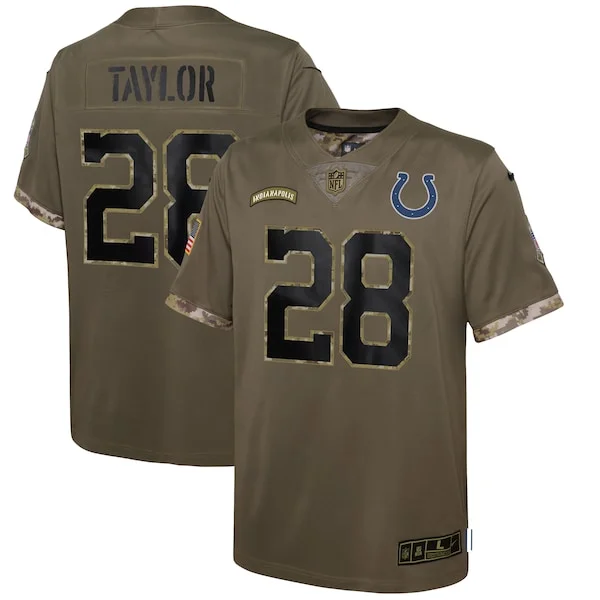 None Jonathan Taylor Limited Jersey - Olive | NFL Player Jersey