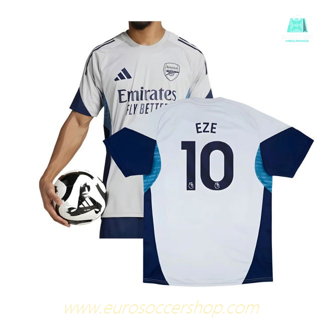 2025-2026 Arsenal Training Shirt (Grey Two) (Eze 10)