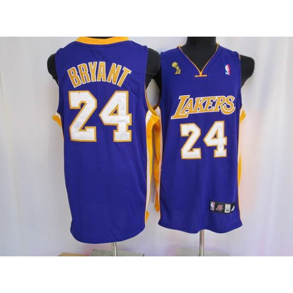 Fan Favorite Retro Men's LA Lakers #24 Kobe Purple Basketball Jersey