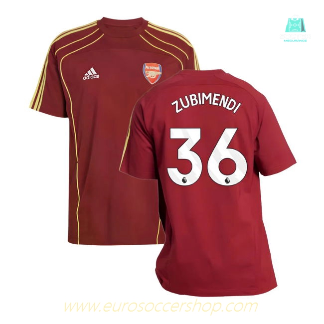 2025-2026 Arsenal UBP Tee (Noble Maroon) (Zubimendi 36)