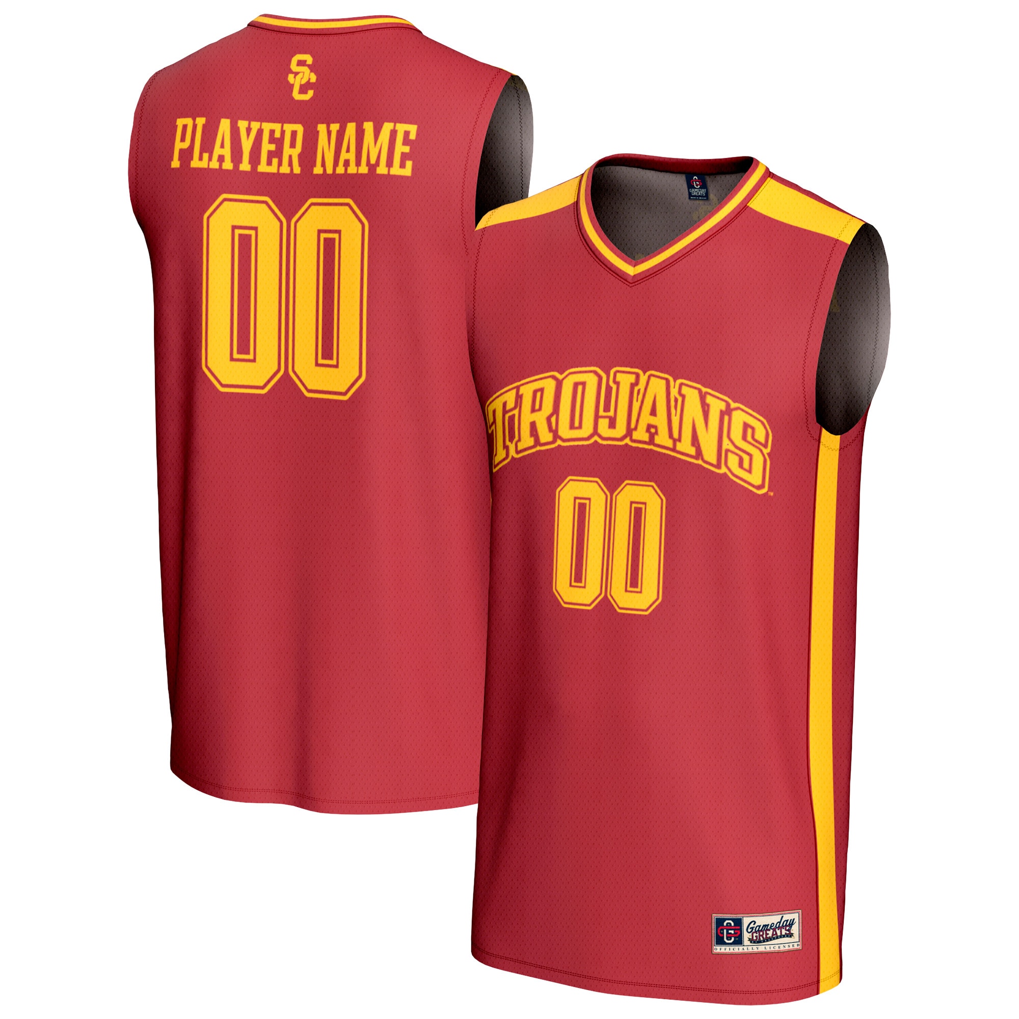 [NJP] USC Trojans GameDay Greats Youth NIL Pick-A-Player Lightweight Men's Basketball Fashion Jersey - Cardinal