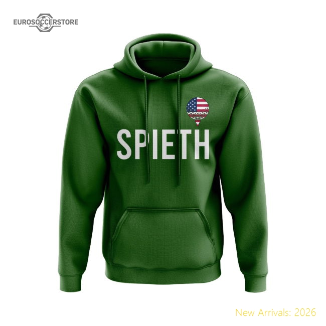 Top-grade Jordan Spieth American National Team Golf Name Hoody (green)