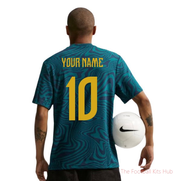 2026-2027 Brazil Dri-FIT Shirt Custom Name National Team Jersey