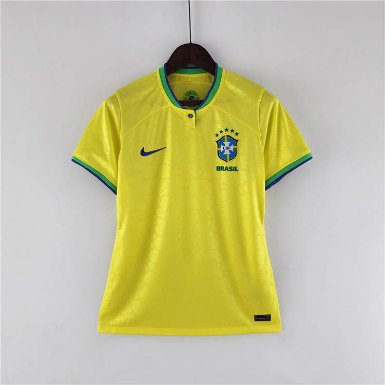 Official Quick Dry WOMEN'S BRAZIL WORLD CUP 2022 HOME SHIRT