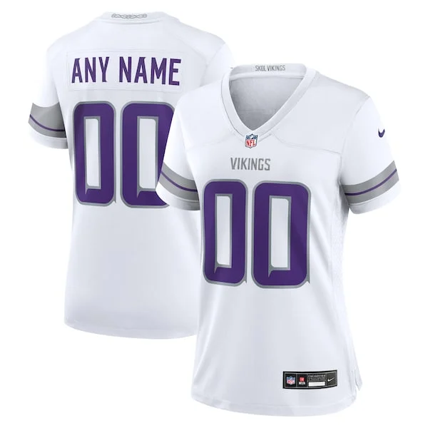 None Minnesota Vikings Game Jersey - White | NFL Player Jersey