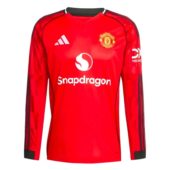 2025-2026 Manchester United Authentic Home Jersey | Authentic