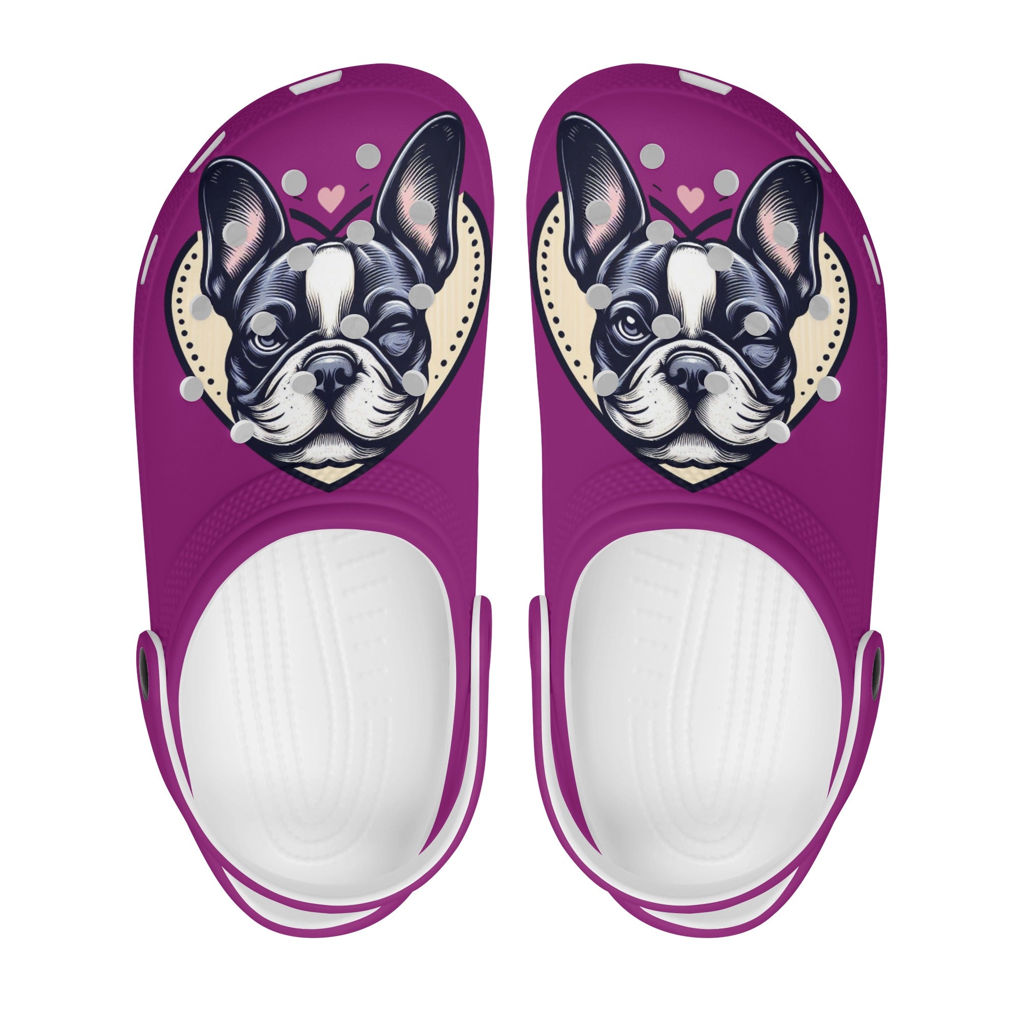 Comfortable Rosa - French Bulldog Unisex Clogs Pet Gear