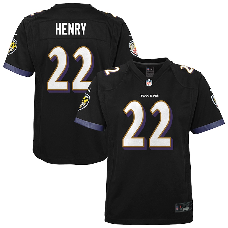 None Derrick Henry Baltimore Ravens Stylish Team Spirit Wear