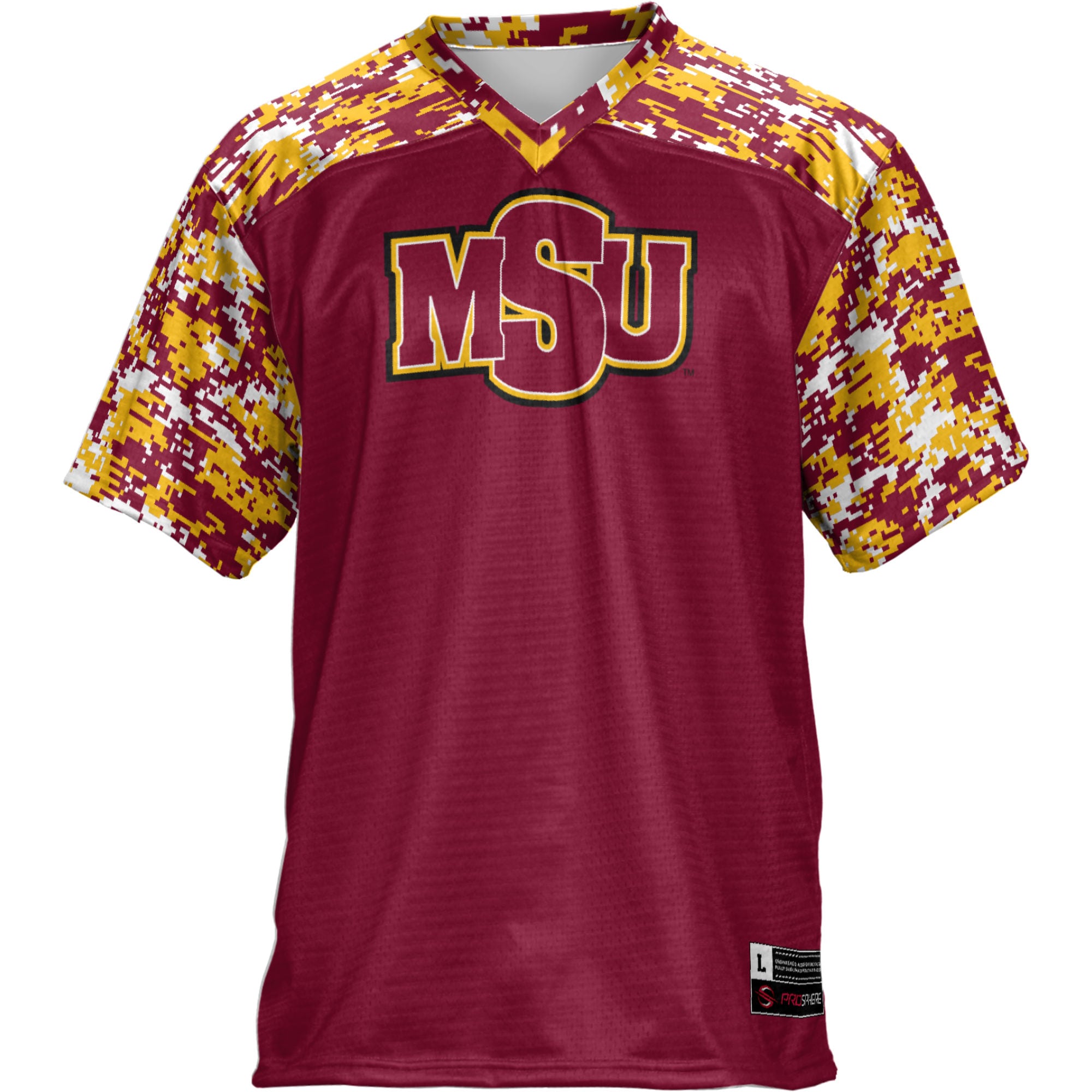 [NJP] Midwestern State Mustangs GameDay Greats Football Jersey - Maroon