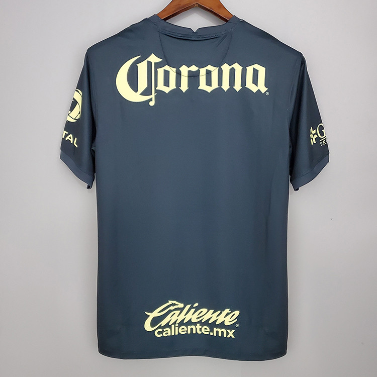 Breathable Club America 21-22 Away Navy Soccer Jersey Football Shirt
