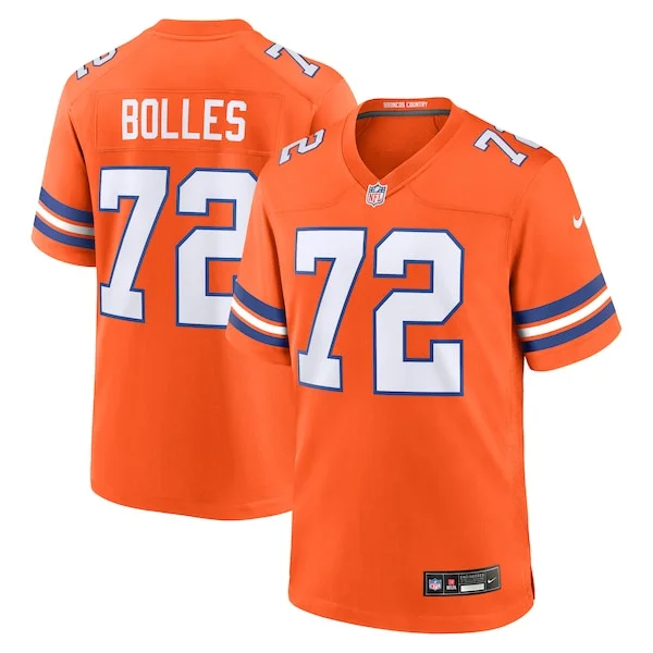 None Game NFL Jersey - Orange | Premium Football Apparel | NFL Footbal