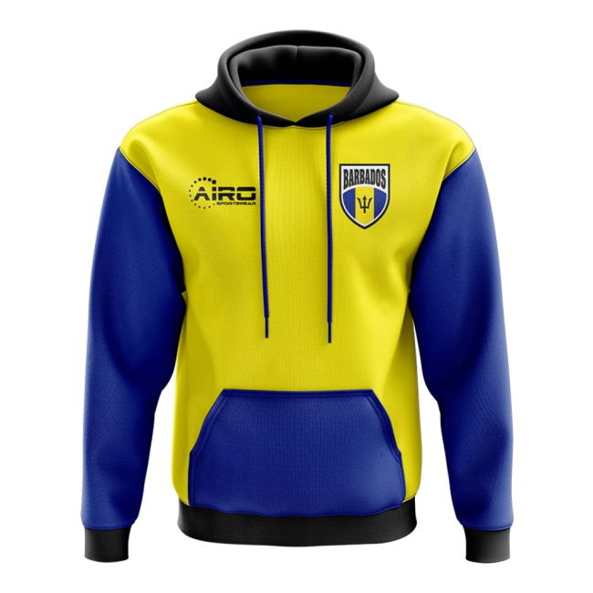 Aero-Dynamic Barbados Concept Country Football Hoody (Yellow)