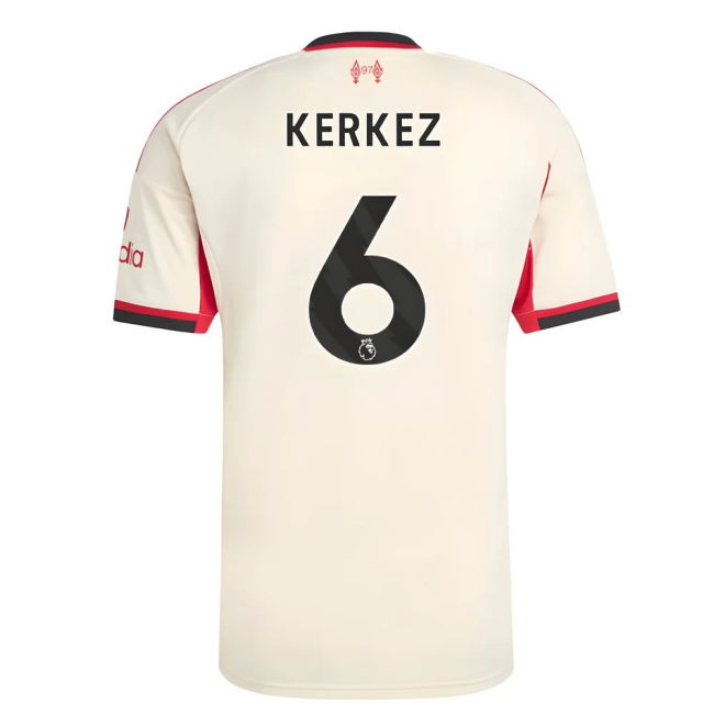 Kerkez 6 New Liverpool Away Team Kit 2025-2026 (Kids)