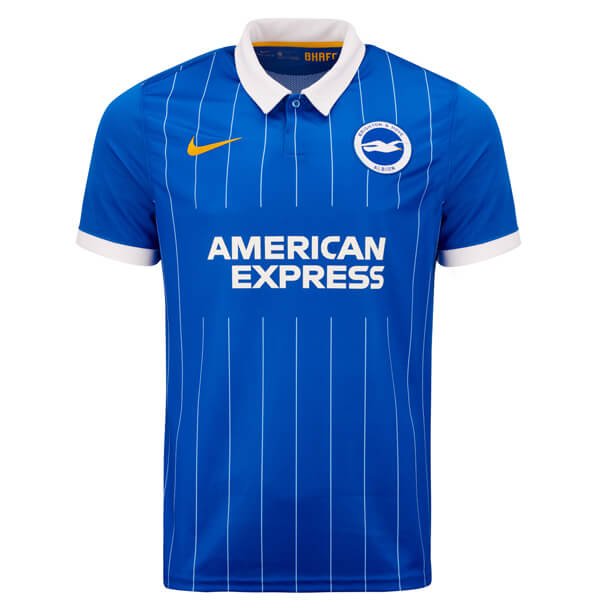 BrightonHove Albion 20-21 Home Blue Soccer Jersey Shirt - Official