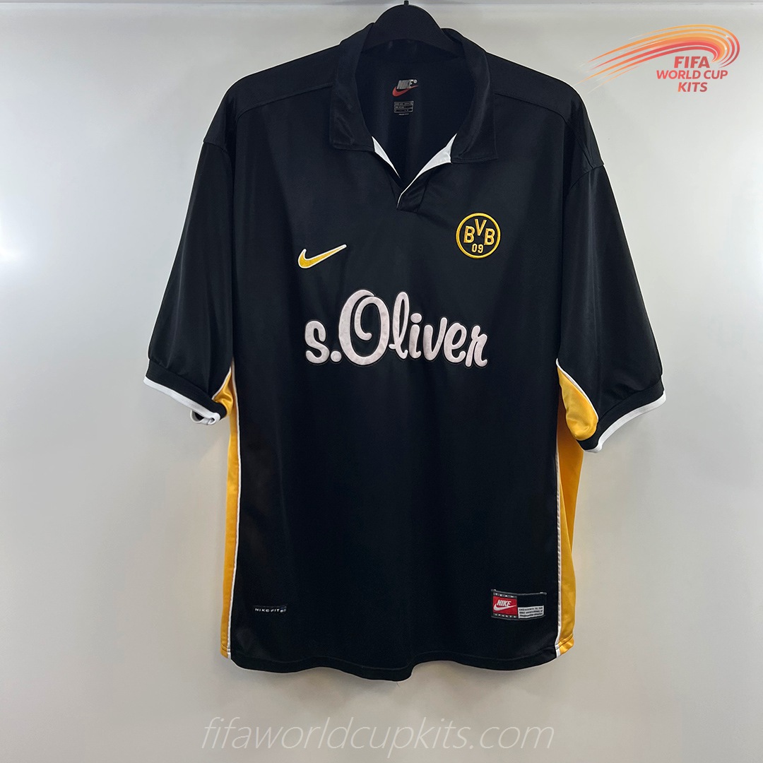 Dortmund 1998 Away Black Football Kit