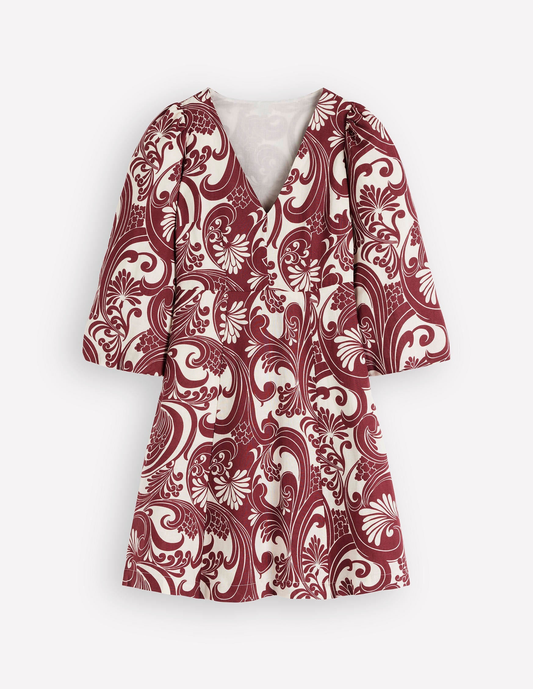 Marla Linen Blend Short Dress