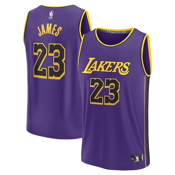LeBron James LAL Replica Jersey - official contemporary - Statement