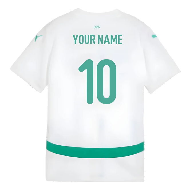 World-Class 2024-2025 Senegal Home Shirt (Kids) (Your Name)