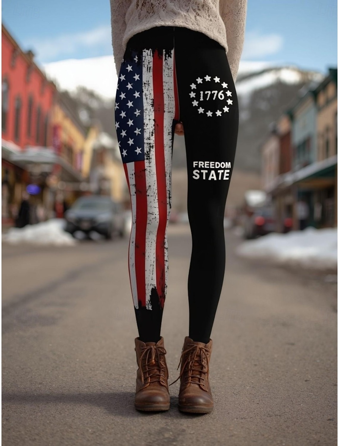 American Independence Day Women's Mini Dress Sundress T Shirt Dress Tee Dress A Line Dress Casual Daily Regular Fit Flag Short Sleeve Crew Neck V Neck Blue Navy White Summer